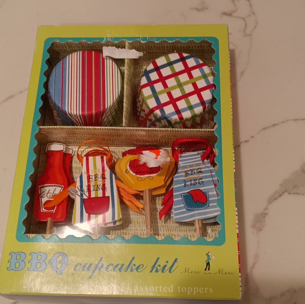 Meri Meri Brand BBQ Cupcake Kit